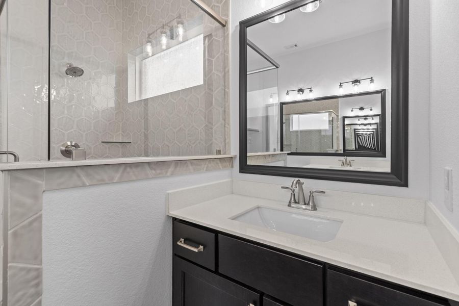 Furnished interior view inside a new home in Jordan Ranch, Fulshear (Image 3). Furnished interior view inside a new home in Jordan Ranch, Fulshear (Image 3).