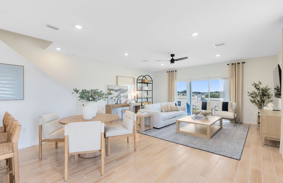 Representative furnished interior of a home built from the Marigold by Pulte Homes in Hartford Terrace, Davenport (Image 12). Representative furnished interior of a home built from the Marigold by Pulte Homes in Hartford Terrace, Davenport (Image 12).