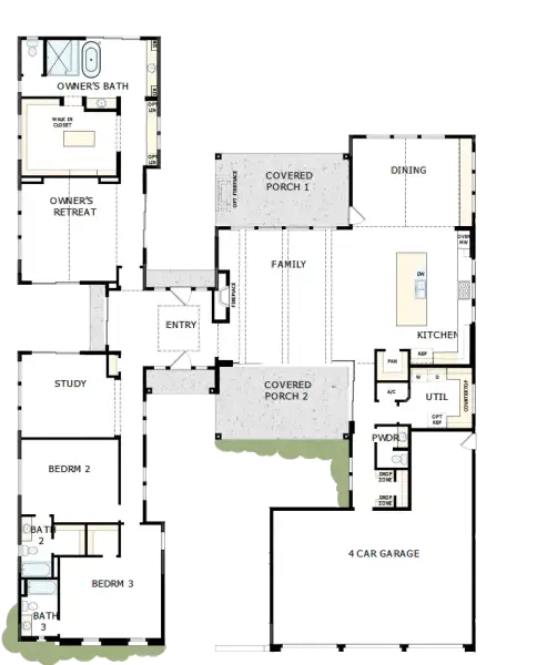 2D floor plan layout of this home in Storyrock, Scottsdale, AZ (Image 3). 2D floor plan layout of this home in Storyrock, Scottsdale, AZ (Image 3).
