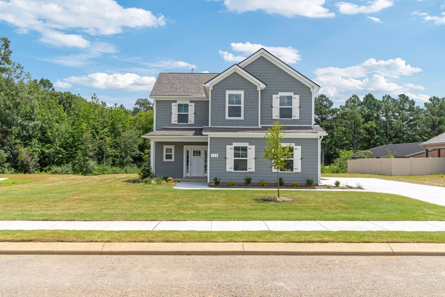 Front exterior of a new home in Stillwater, Tullahoma, TN, highlighting curb appeal (Image 15).