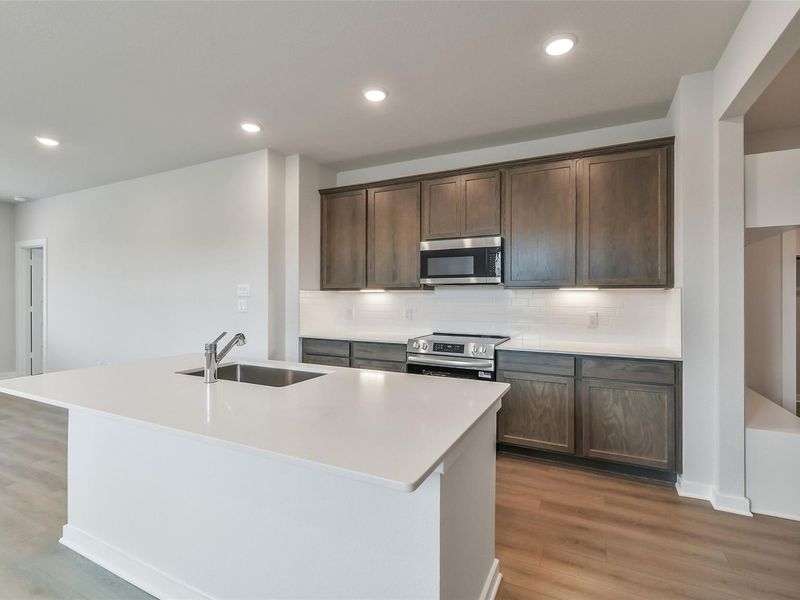 Furnished interior view inside a new home in Liberty Estates, Cleveland (Image 9).