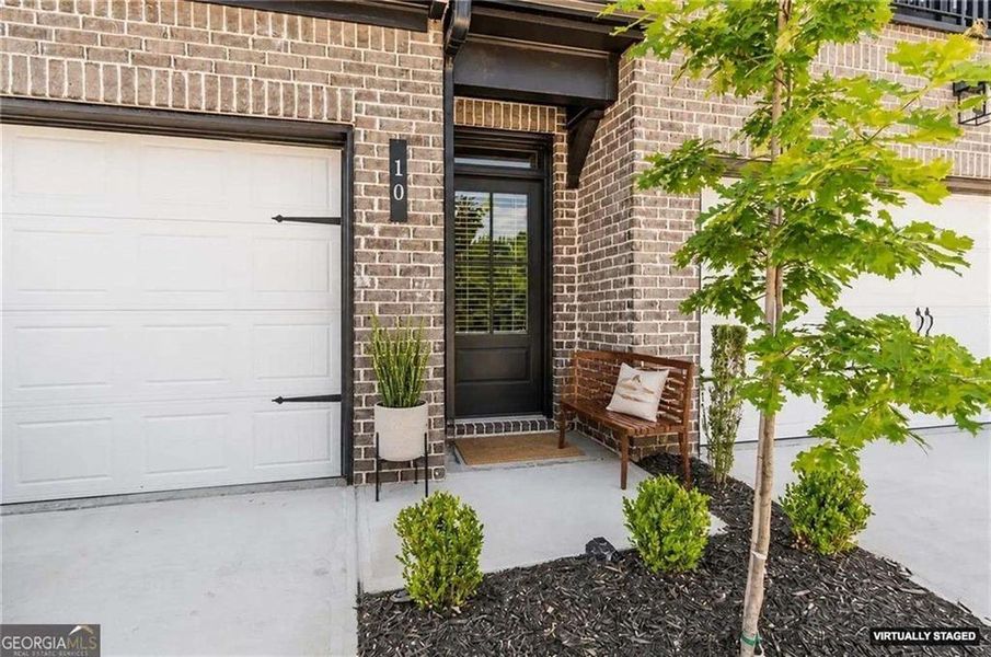 Exterior details and patio area of a home in , Tucker (Image 29).