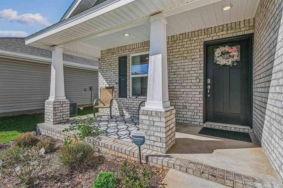 Exterior details and patio area of a home in Westpointe Place, Pensacola (Image 3). Exterior details and patio area of a home in Westpointe Place, Pensacola (Image 3).