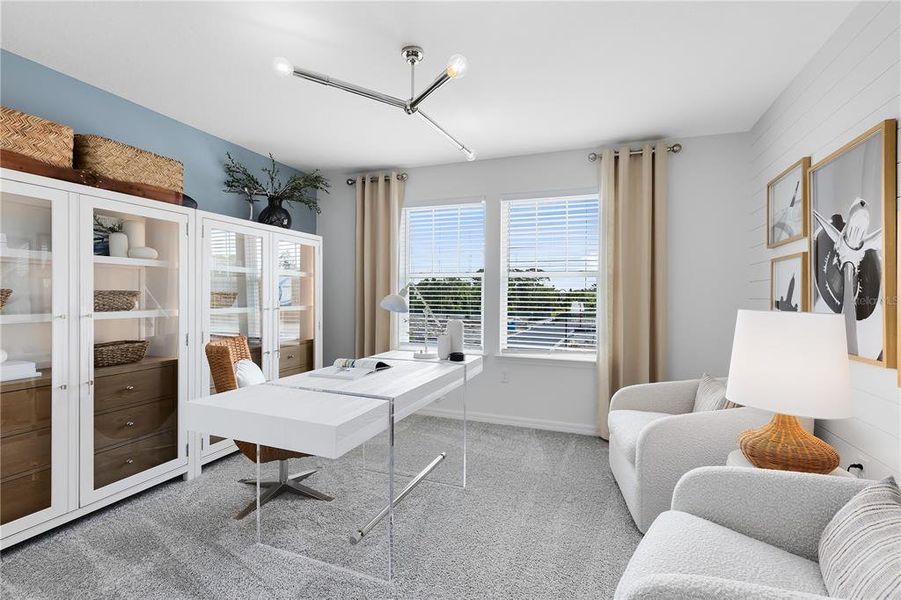 Furnished interior view inside a new home in Oviedo Square, Oviedo (Image 6).