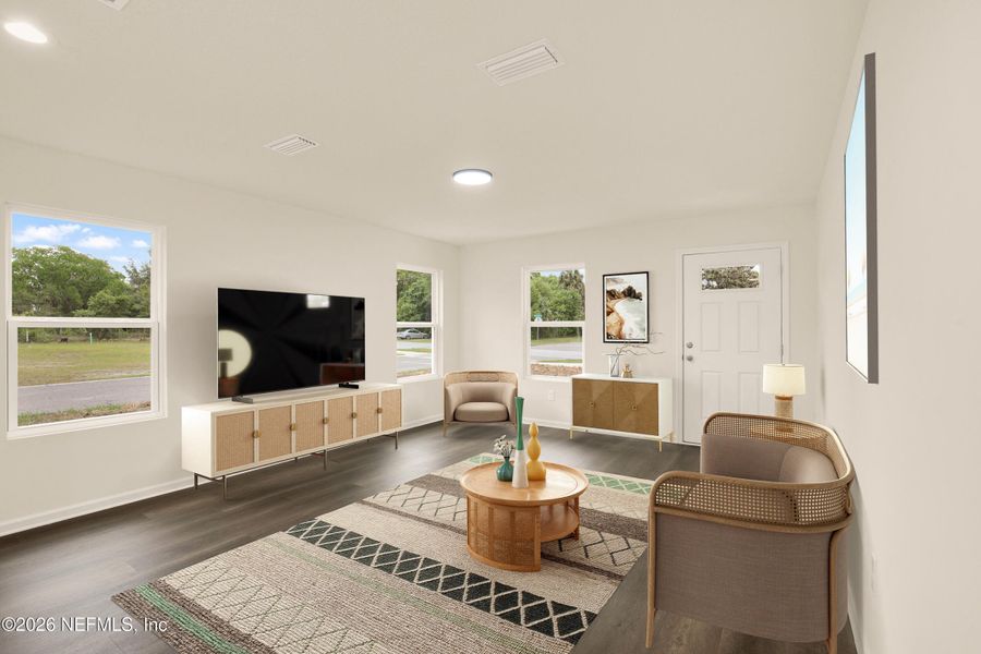 Furnished interior view inside a new home in , Green Cove Springs (Image 16). Furnished interior view inside a new home in , Green Cove Springs (Image 16).