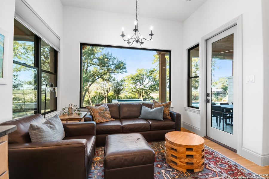 Furnished interior view inside a new home in , Boerne (Image 27).