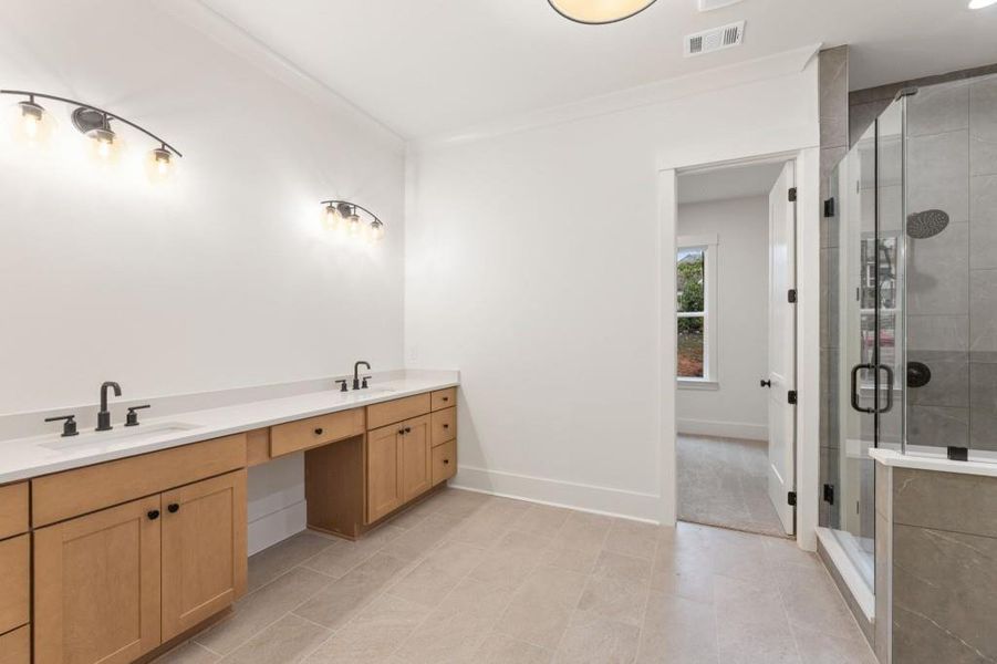 Furnished interior view inside a new home in , Cumming (Image 8).