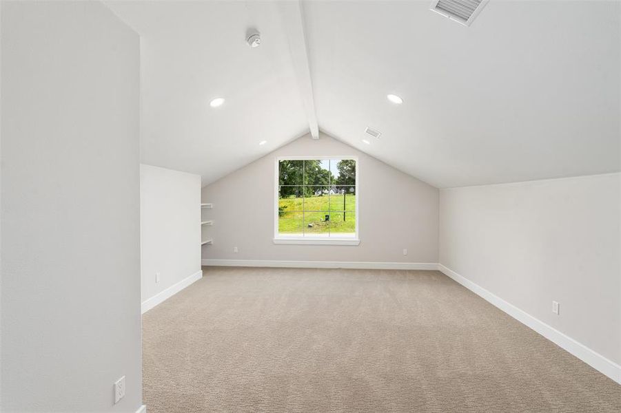 Second living or 5th bedroom option with closet to be built Second living or 5th bedroom option with closet to be built