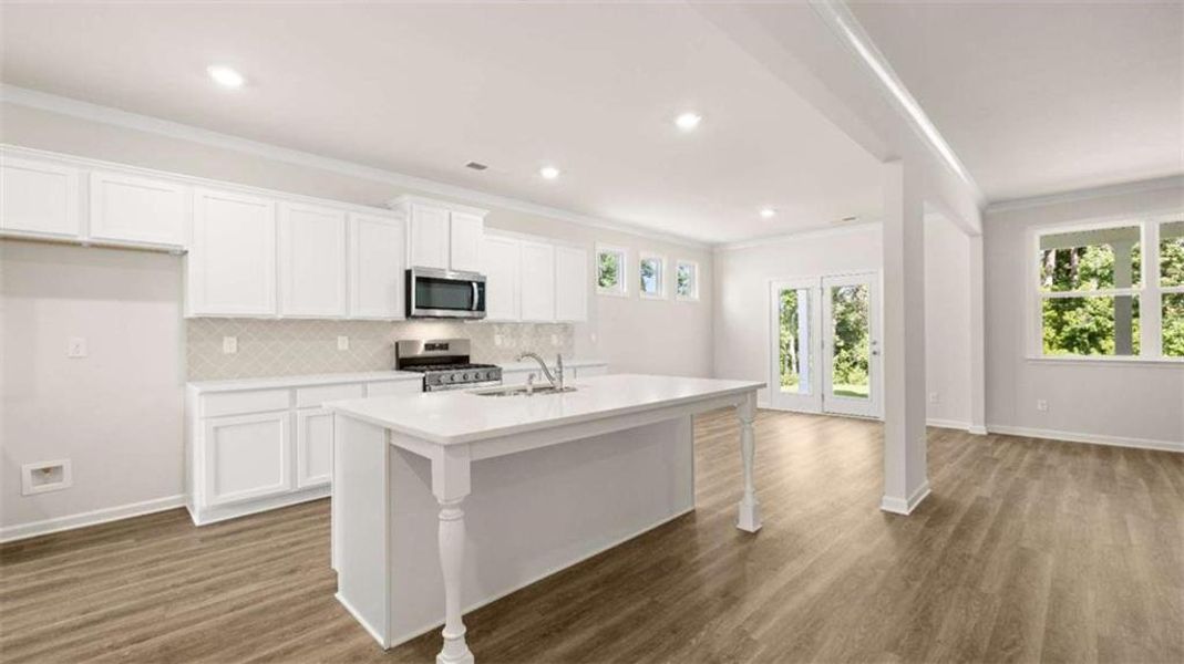 Furnished interior view inside a new home in Independence, Loganville (Image 5).