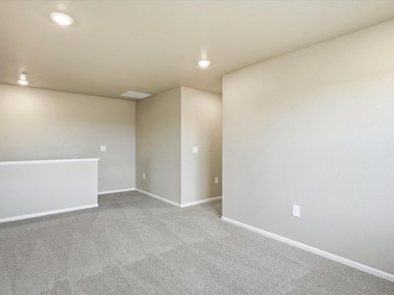 Spacious, unfurnished interior of a new home in Poudre Heights: The Meadow Collection, Windsor (Image 9).