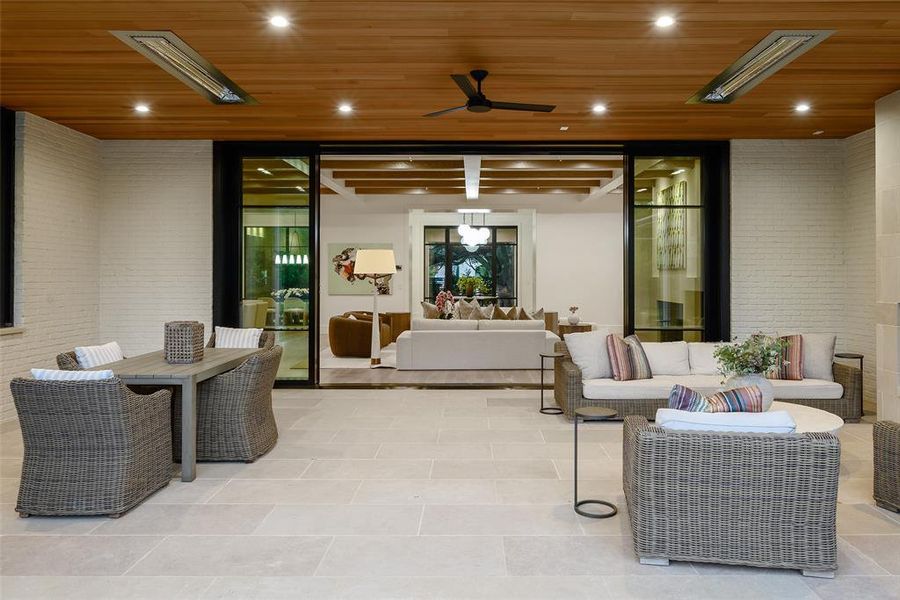 Exterior details and patio area of a home in , Dallas (Image 25). Exterior details and patio area of a home in , Dallas (Image 25).