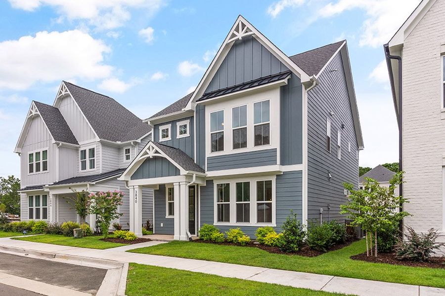 Representative exterior photo of a completed home built from the The Wisteria by RobuckHomes in East & Mason, Wilmington, NC (Image 23).
