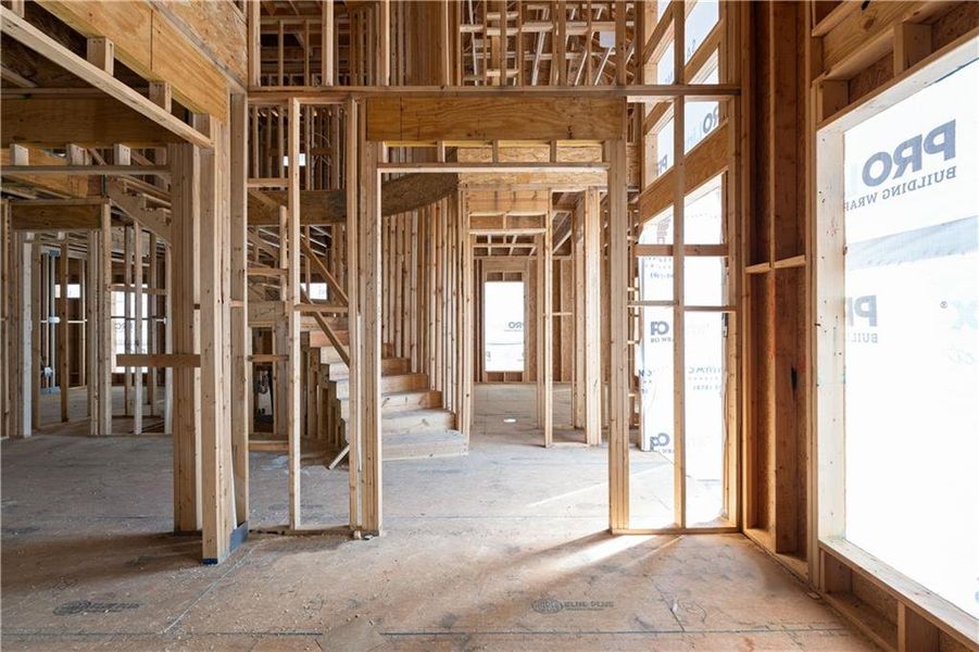 In-progress construction of a new home in , Fairburn, GA (Image 19).