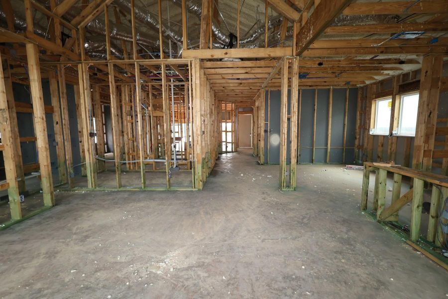 In-progress construction of a new home in Brookewater - Ascent Collection, Rosenberg, TX (Image 5).