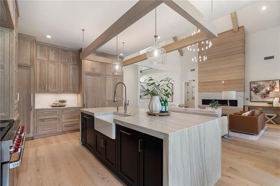 Furnished interior view inside a new home in , Alpharetta (Image 15).