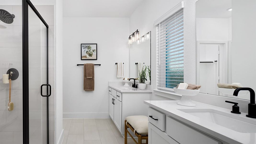 Representative furnished interior of a home built from the Wyatt by Risewell Homes in The Canopies, Splendora (Image 7).