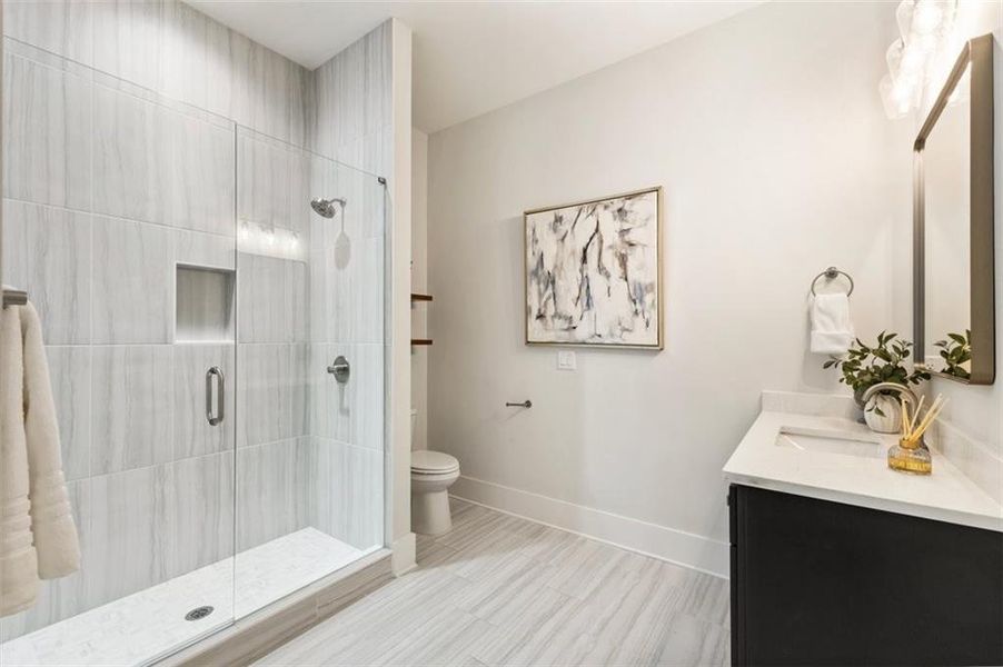 Furnished interior view inside a new home in , Buford (Image 12).