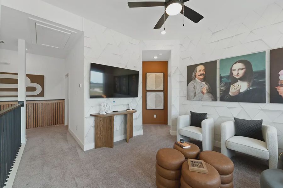 Furnished interior view inside a new home in Sienna Chateau, Sienna Plantation (Image 17).
