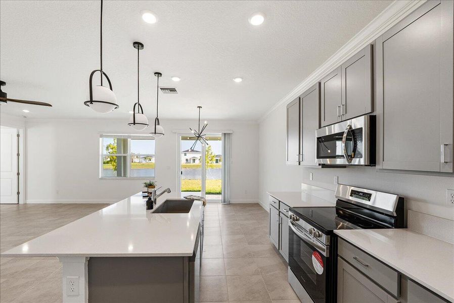 Furnished interior view inside a new home in Seagrove: The Indies, Fort Pierce (Image 7).