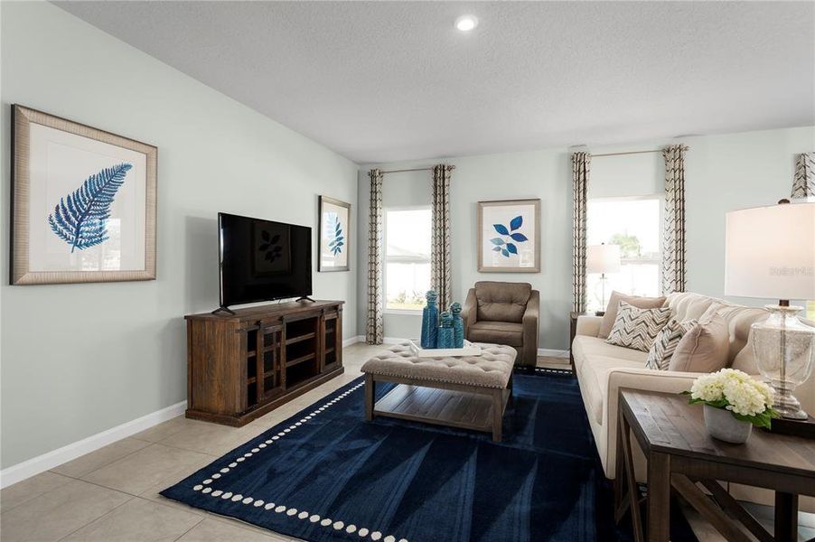 Furnished interior view inside a new home in Hillwood Preserve, Bradenton (Image 3).