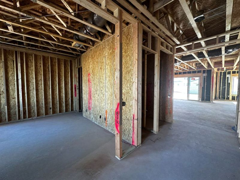 Office and stairs to second floor