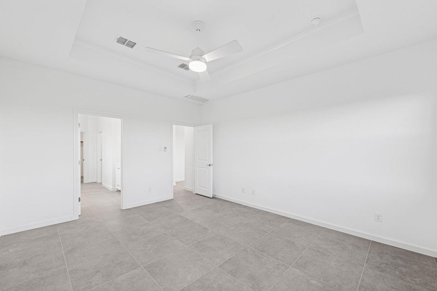 Private primary suite (*Photo not of actual home and used for illustration purposes only.) Private primary suite (*Photo not of actual home and used for illustration purposes only.)