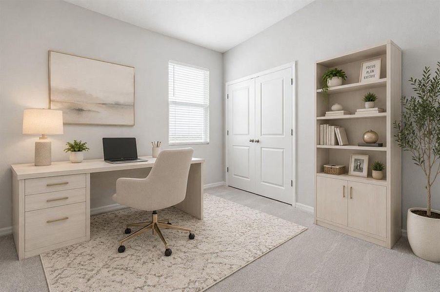 Furnished interior view inside a new home in Epperson, Wesley Chapel (Image 15). Furnished interior view inside a new home in Epperson, Wesley Chapel (Image 15).