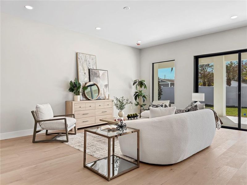 Furnished interior view inside a new home in College Park, Orlando (Image 81).