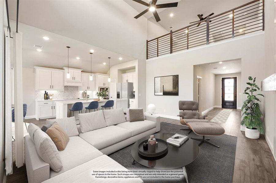Furnished interior view inside a new home in Anderson Crossing, Trenton (Image 7).