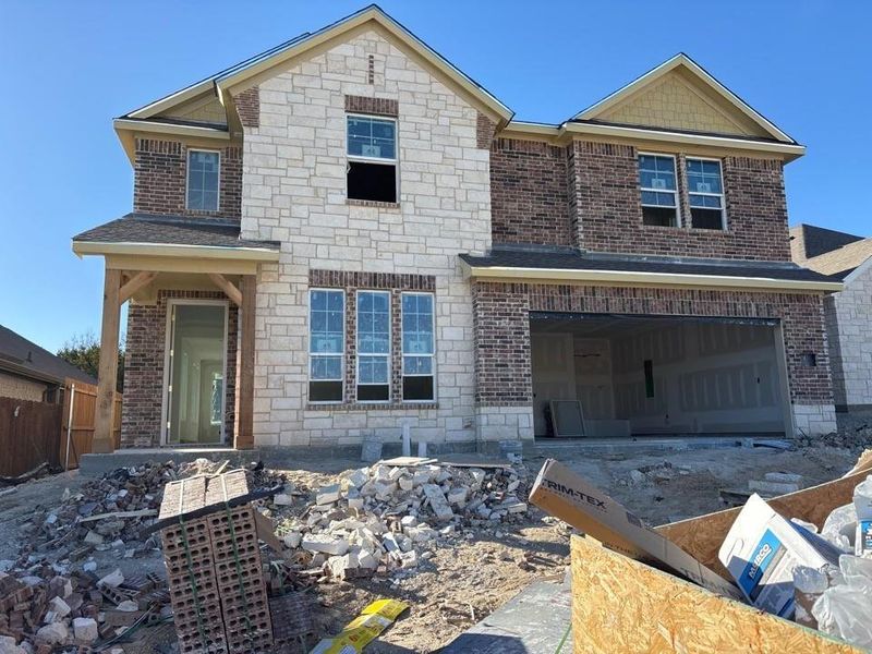 In-progress construction of a new home in Waterford Park, Weatherford, TX (Image 18).