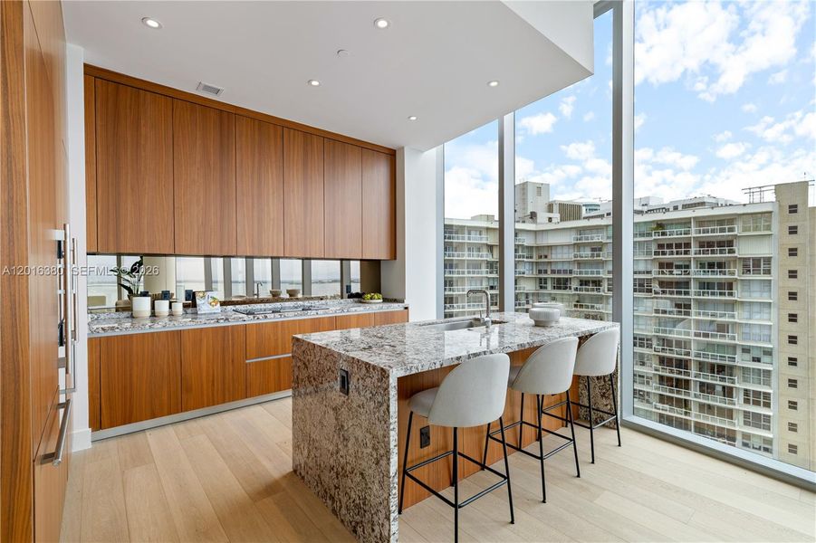 Furnished interior view inside a new home in , Miami (Image 8).