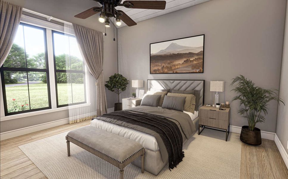 Representative furnished interior of a home built from the Ava Plan by Zeal Home Builders in Parallel Pastures, Poolville (Image 10).