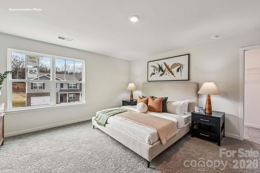 Furnished interior view inside a new home in Huffman Ridge, Hickory (Image 12).