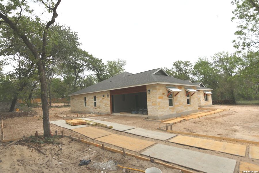 In-progress construction of a new home in , La Vernia, TX (Image 19).