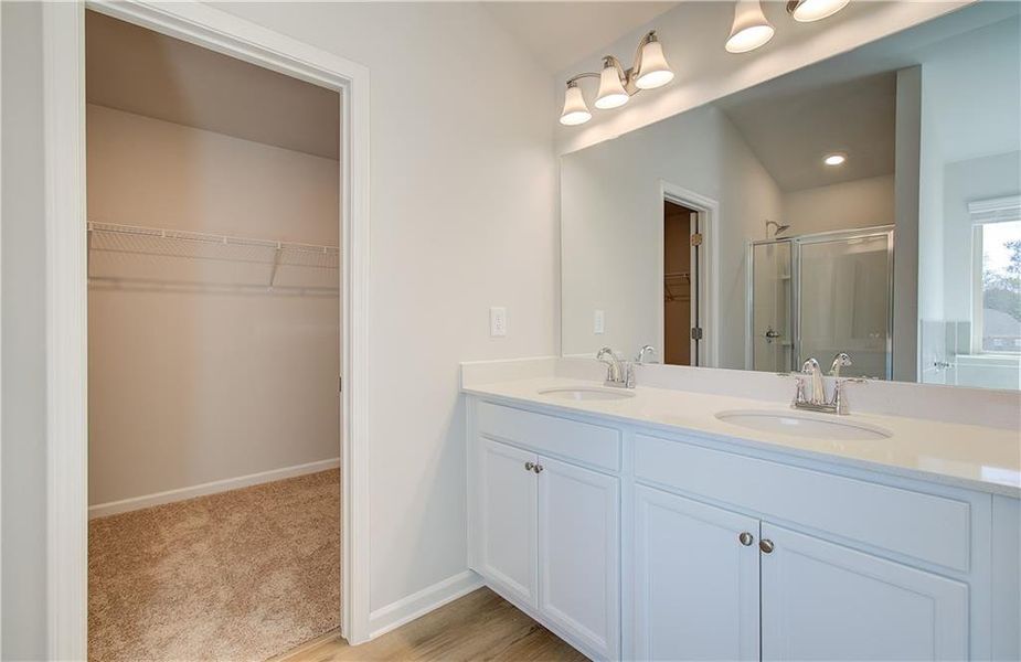 Furnished interior view inside a new home in Cedar Grove Commons, Conley (Image 5). Furnished interior view inside a new home in Cedar Grove Commons, Conley (Image 5).