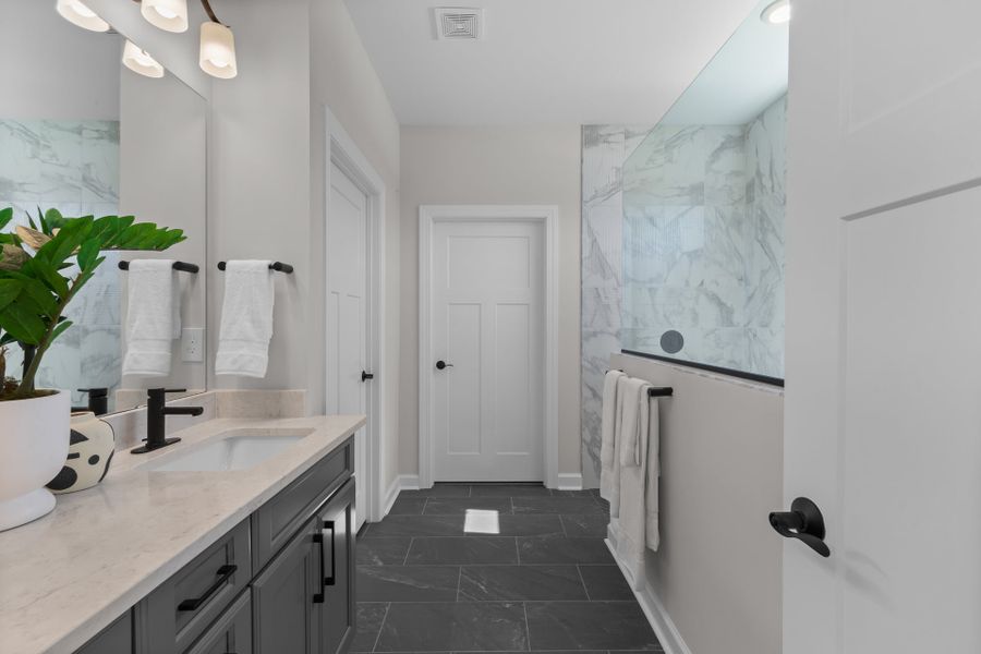 Representative furnished interior of a home built from the The Sand Dollar by Chesapeake Homes in Coastal Club of the Carolinas, Calabash (Image 50).