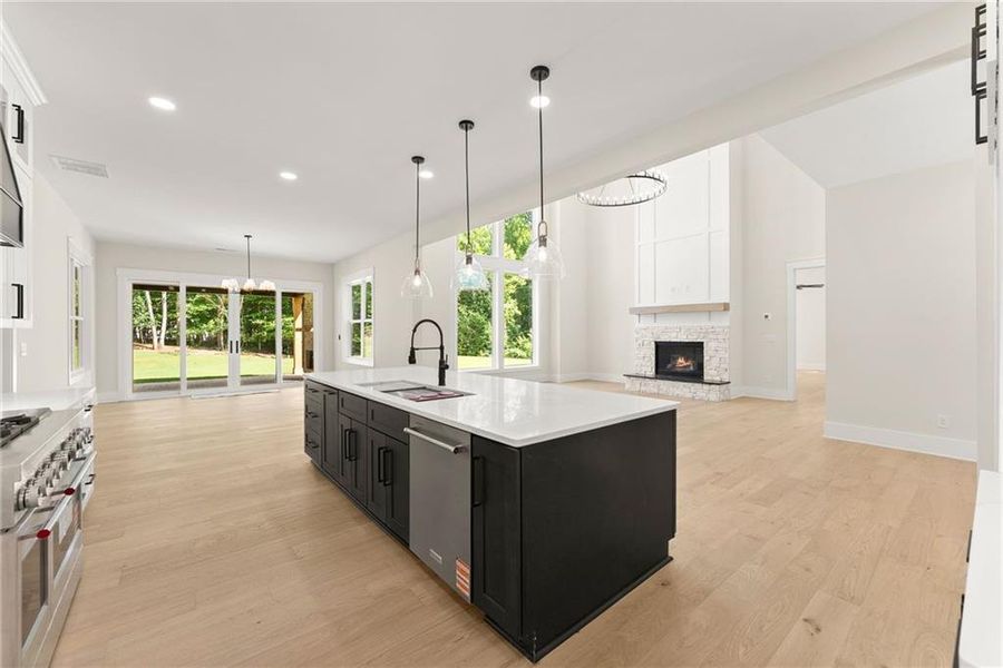 Furnished interior view inside a new home in , Hoschton (Image 14).