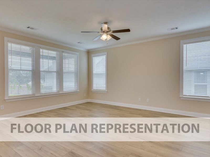 Spacious, unfurnished interior of a new home in Tillery Park, Grovetown (Image 8).