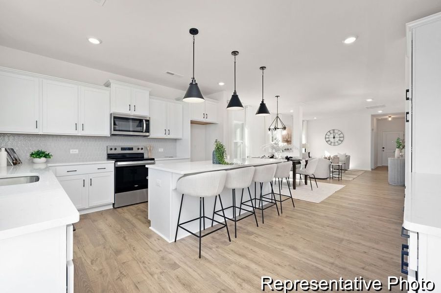 Furnished interior view inside a new home in Edgewater - The Cottages, Lancaster (Image 5).