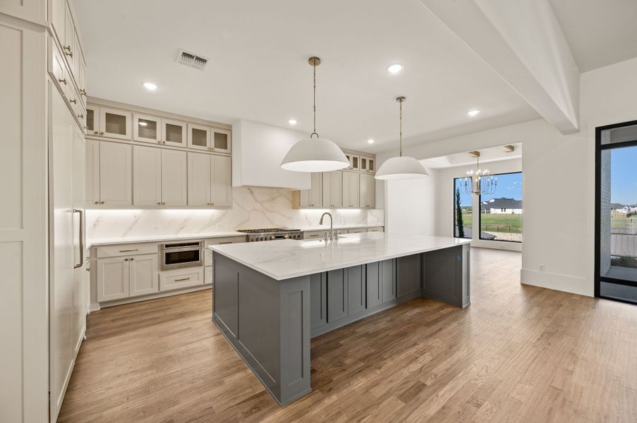 Furnished interior view inside a new home in The Resort on Eagle Mt. Lake, Fort Worth (Image 9).