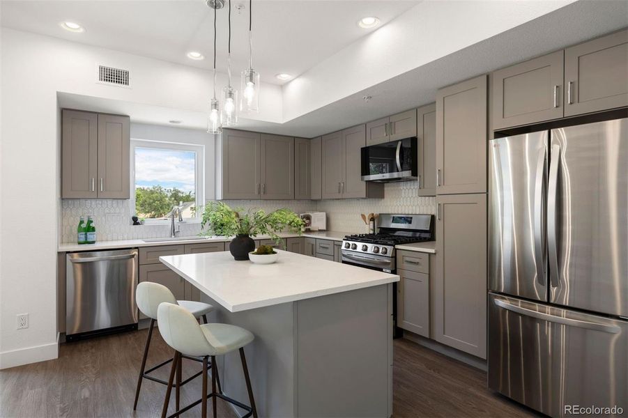 Furnished interior view inside a new home in , Arvada (Image 7).