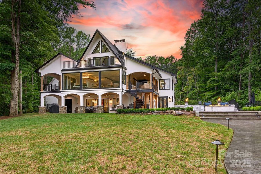 Front exterior of a new home in , Denver, NC, highlighting curb appeal (Image 20).