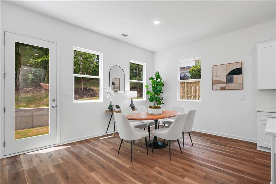 Furnished interior view inside a new home in , Scottdale (Image 8).