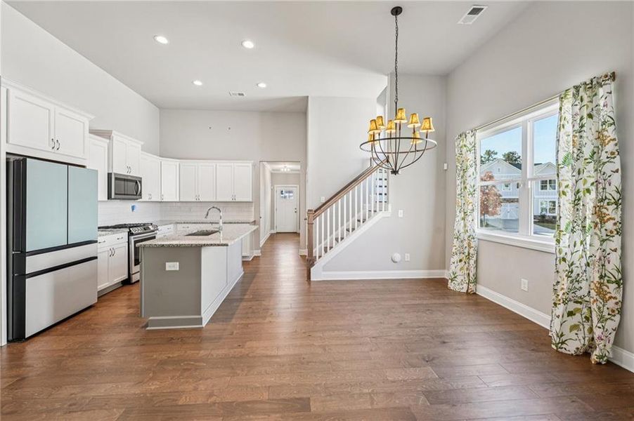 Furnished interior view inside a new home in , Canton (Image 15).