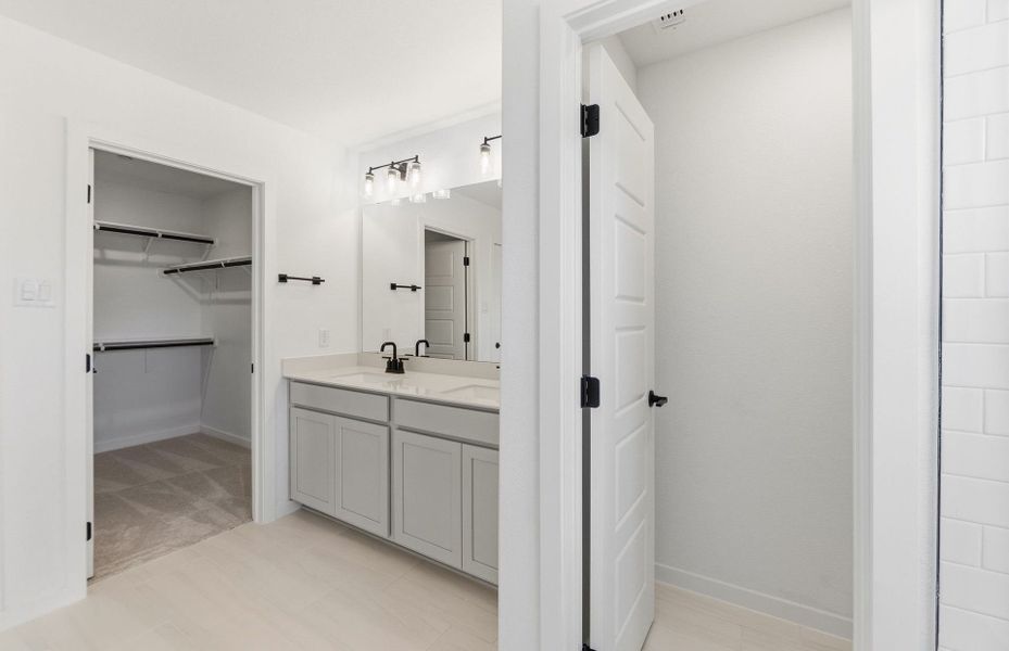 Furnished interior view inside a new home in Monarch on Main, Round Rock (Image 9).