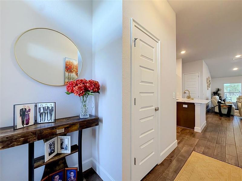 Furnished interior view inside a new home in Twisted Oaks, Beverly Hills (Image 9). Furnished interior view inside a new home in Twisted Oaks, Beverly Hills (Image 9).
