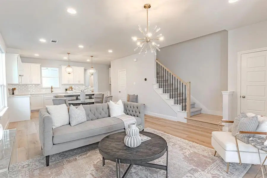 Furnished interior view inside a new home in , Fort Worth (Image 15).