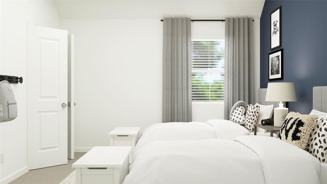 Furnished interior view inside a new home in The Preserve at Rosenberg, Rosenberg (Image 22).