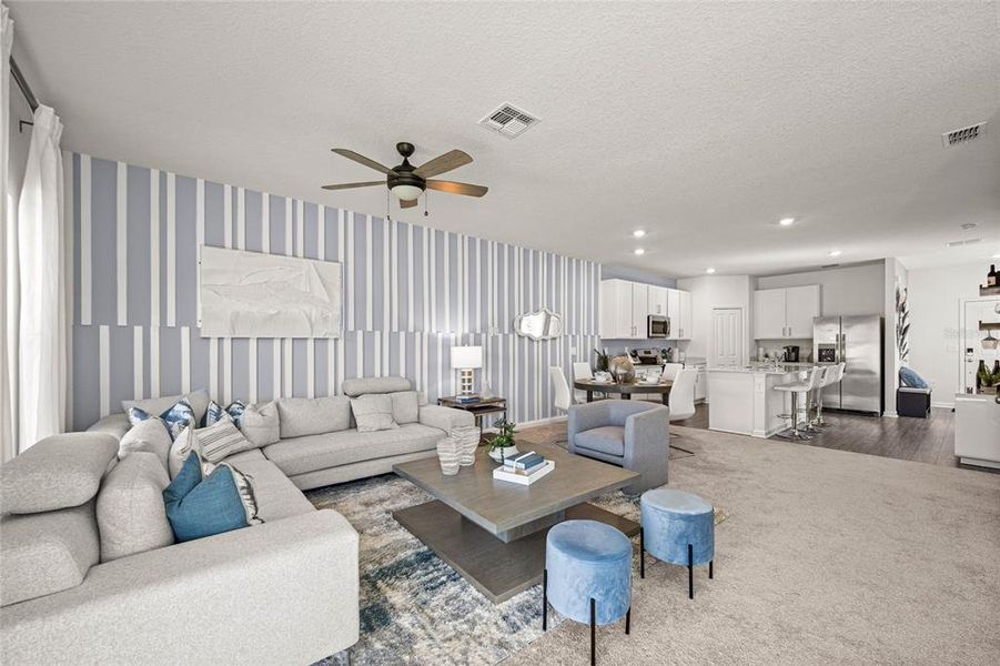 Furnished interior view inside a new home in , Ocala (Image 17).