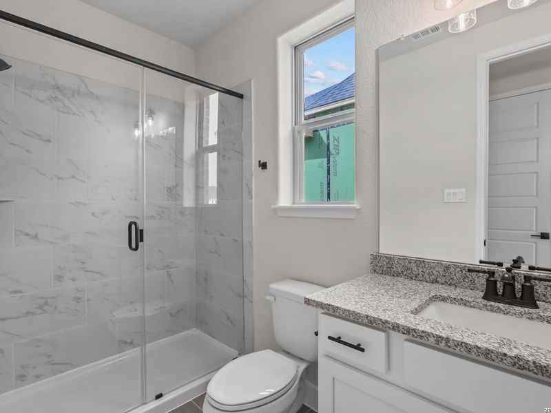 Furnished interior view inside a new home in The Reserve at Potranco Oaks, Castroville (Image 43).